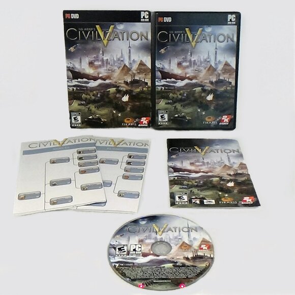5 PC Game Lot-Unreal Tournament 3/Civilization V/JTF/Guild Wars Faction/CQC - Picture 3 of 8